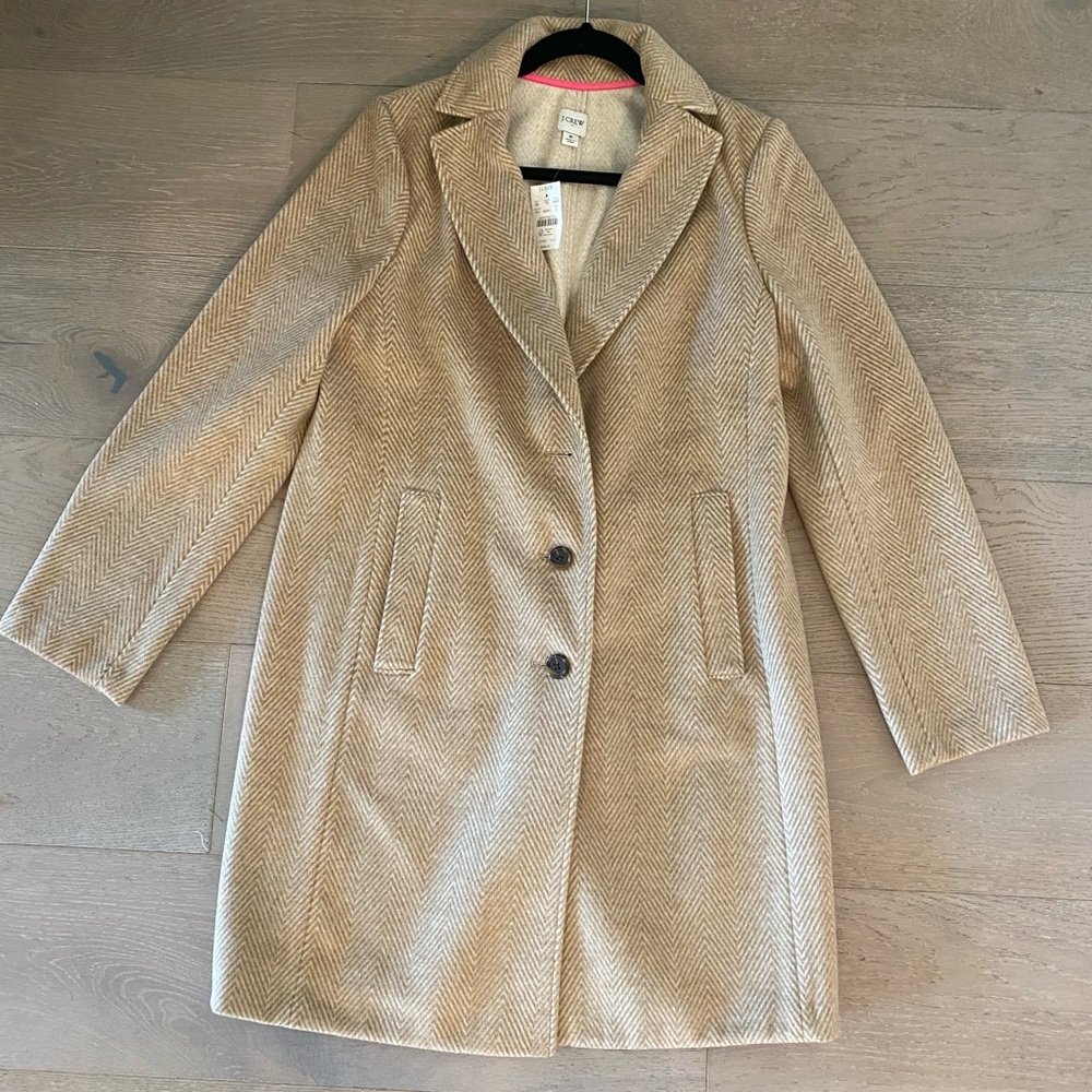 J. Crew Classic Tan Trench Coat - Picture 4 of 5